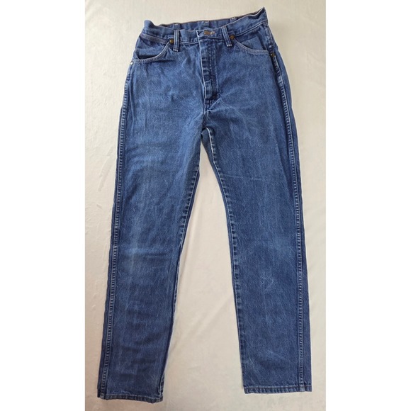 Wrangler Other - Wrangler Jeans Mens 28x32 Blue Denim Cowboy Cut Straight Leg Made in USA 13MWZ